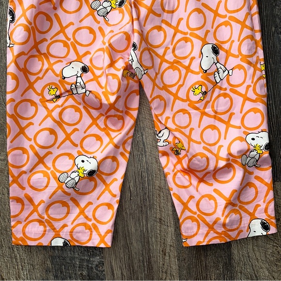 SARSPARILLY x Peanuts pink / orange XOXO Snoopy Best Friends Forever jumpsuit M - Picture 13 of 13